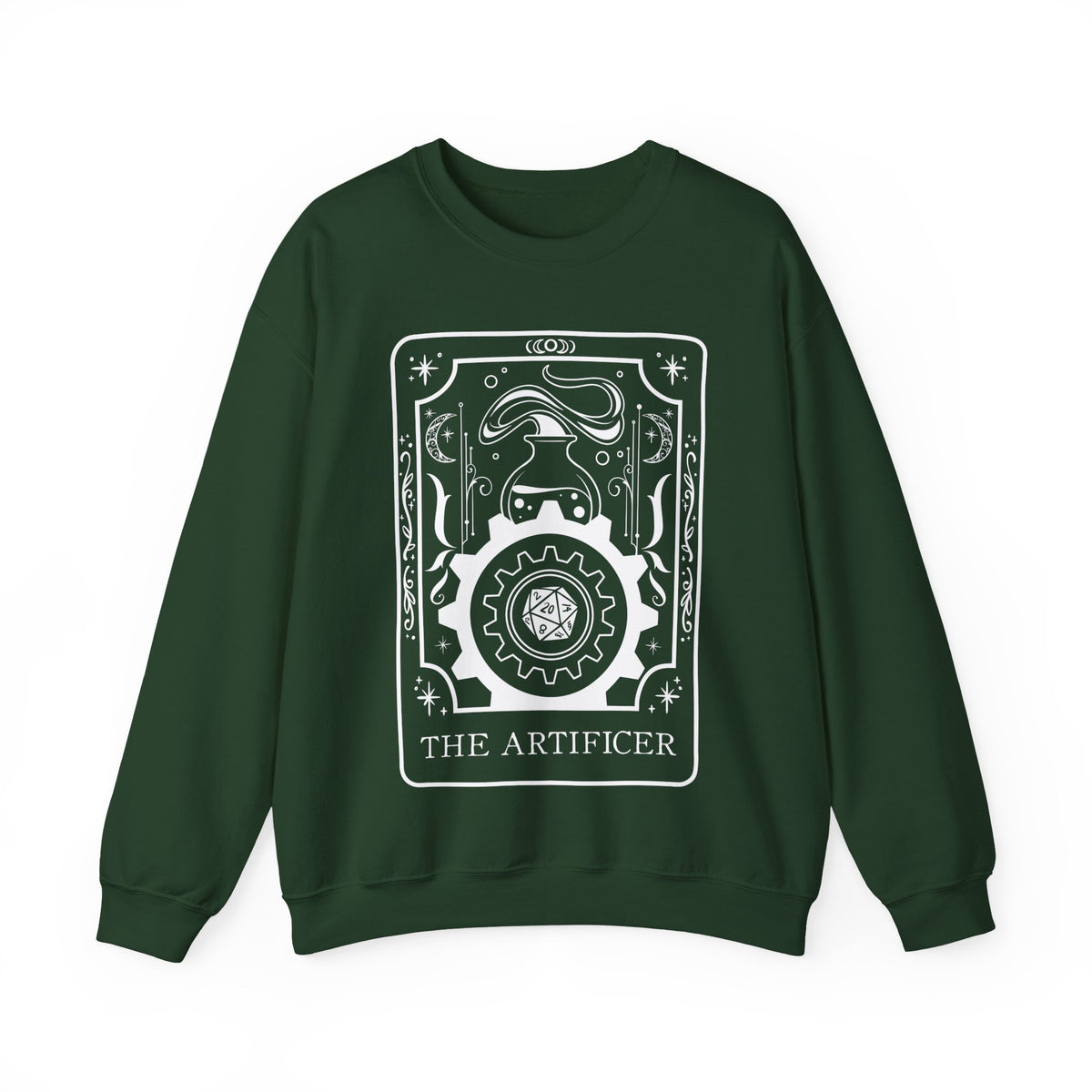 Artificer Tarot Card Gildan Sweatshirt Shirt | TTRPG Character Class Crewneck