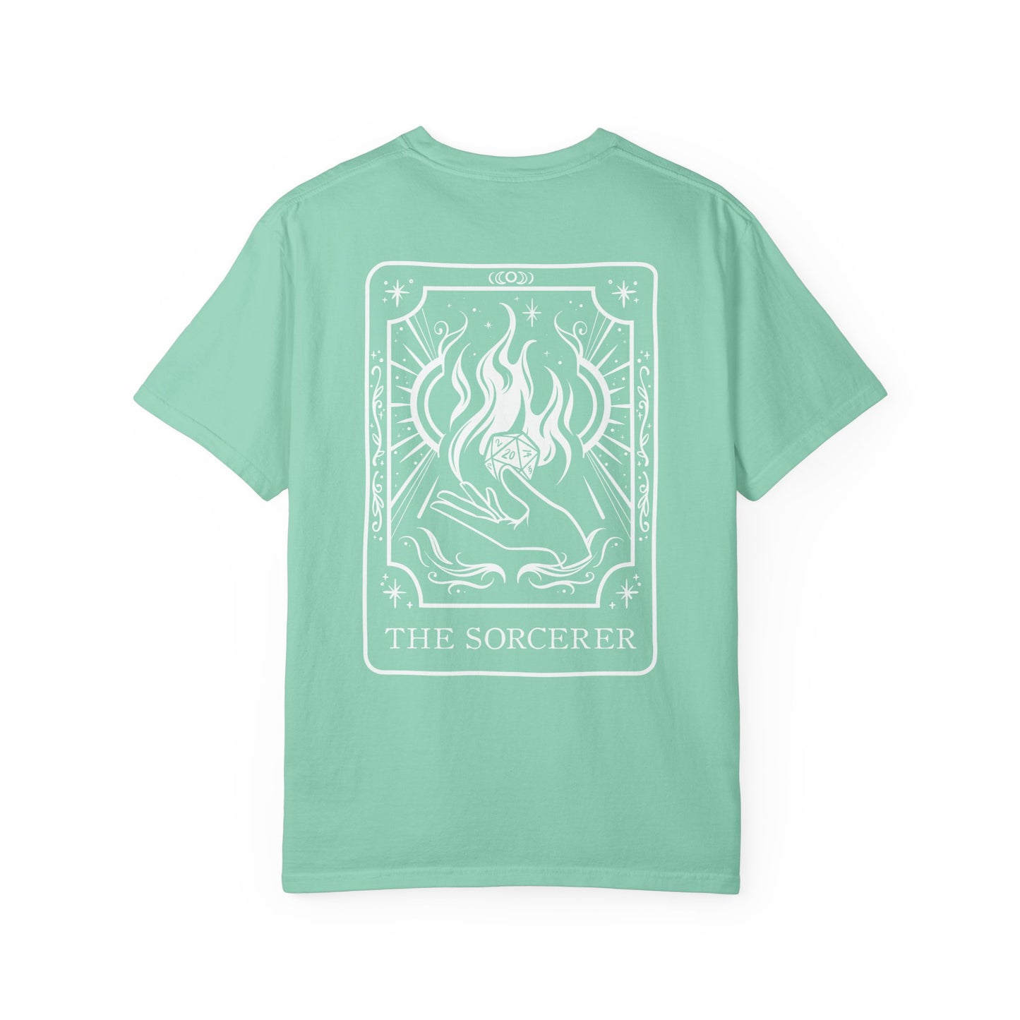 Sorcerer Tarot Card Comfort Colors Shirt | TTRPG Character Class Tee