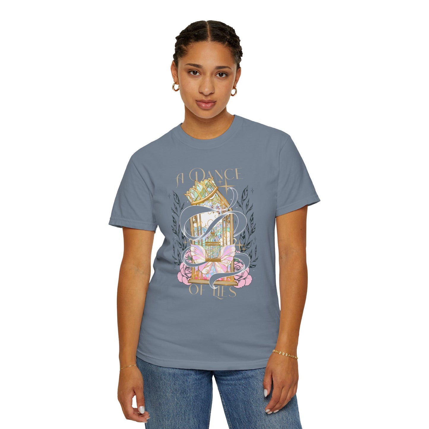 A Dance of Lies Comfort Colors Tee – Officially Licensed Brittney Arena Romantasy Shirt | Fantasy Reader Graphic T-Shirt | Book Lover Gift