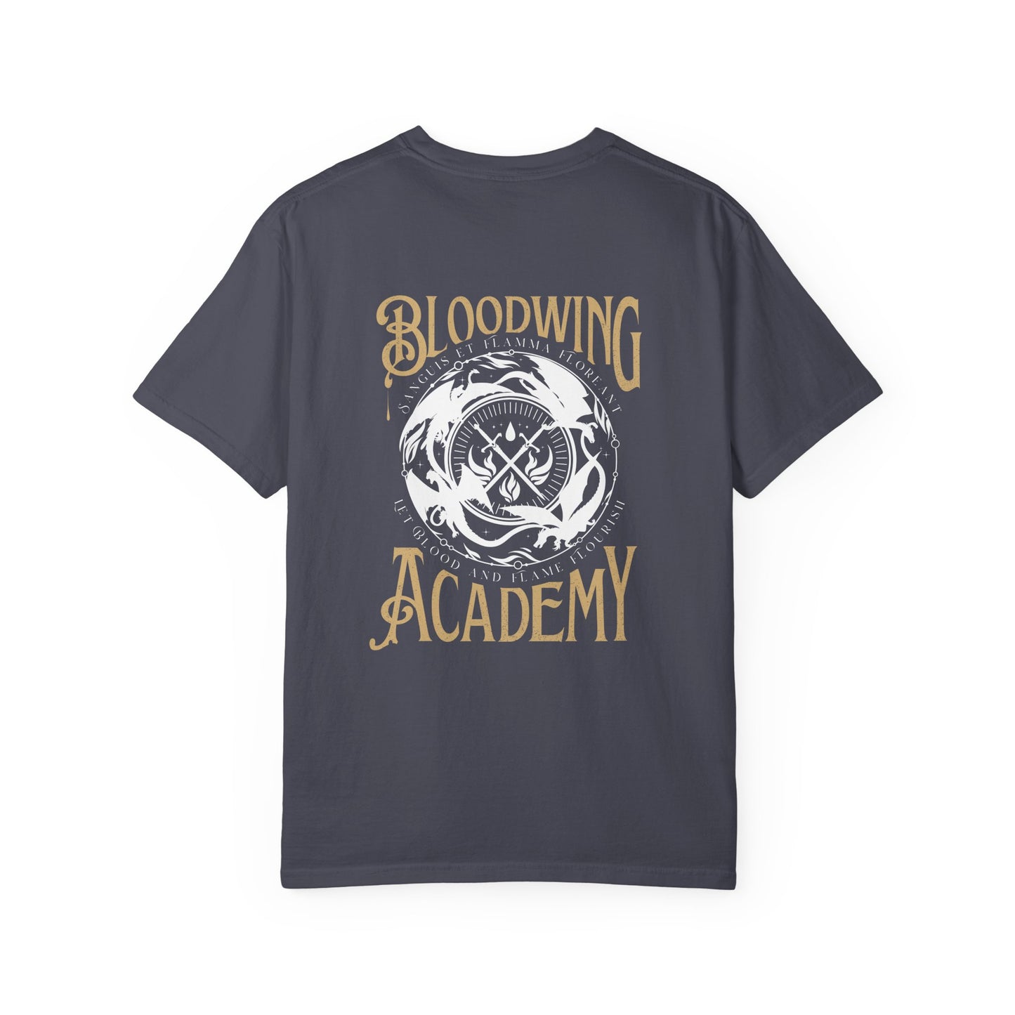Bloodwing Academy Crest Tee | Officially Licensed Briar Boleyn Merch | Dragon Rider Tee | Comfort Colors Bookish Shirt | Dark Academia Romantasy Gift