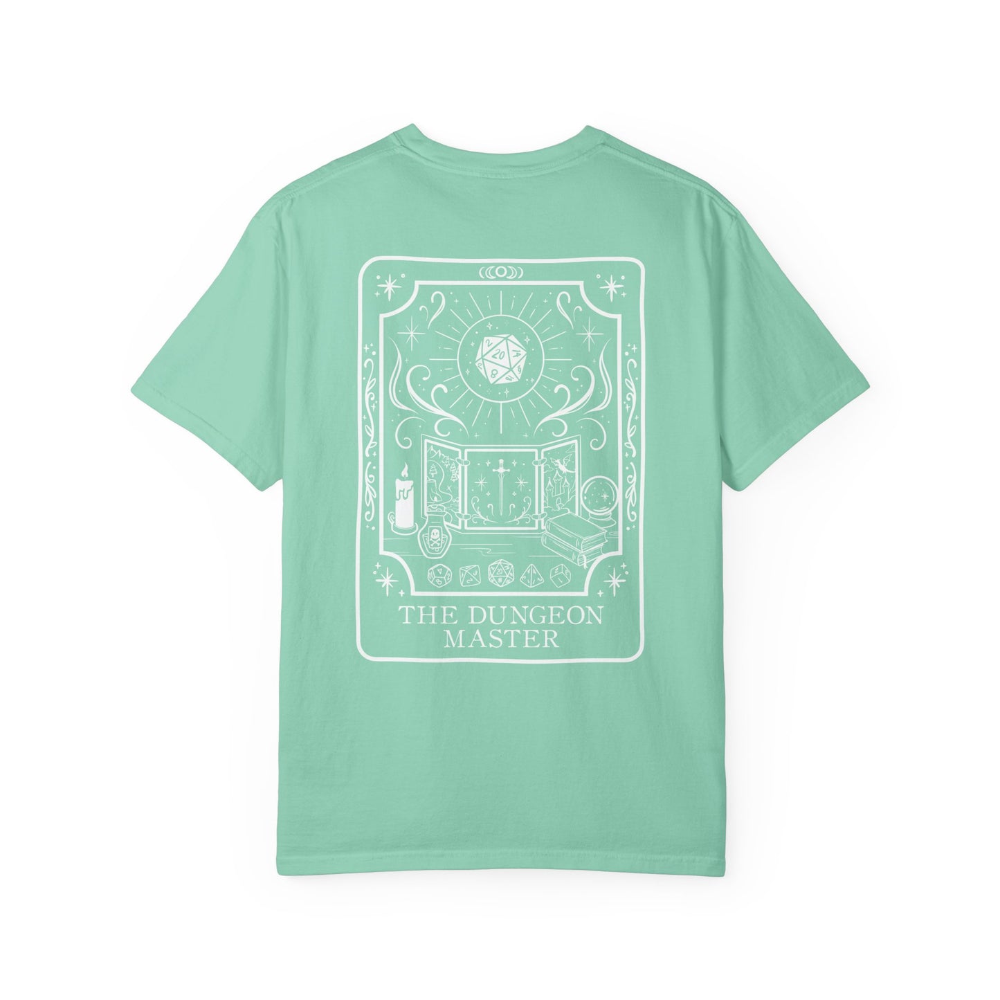 Dungeon Master Tarot Card Comfort Colors Shirt | TTRPG Character Class Tee