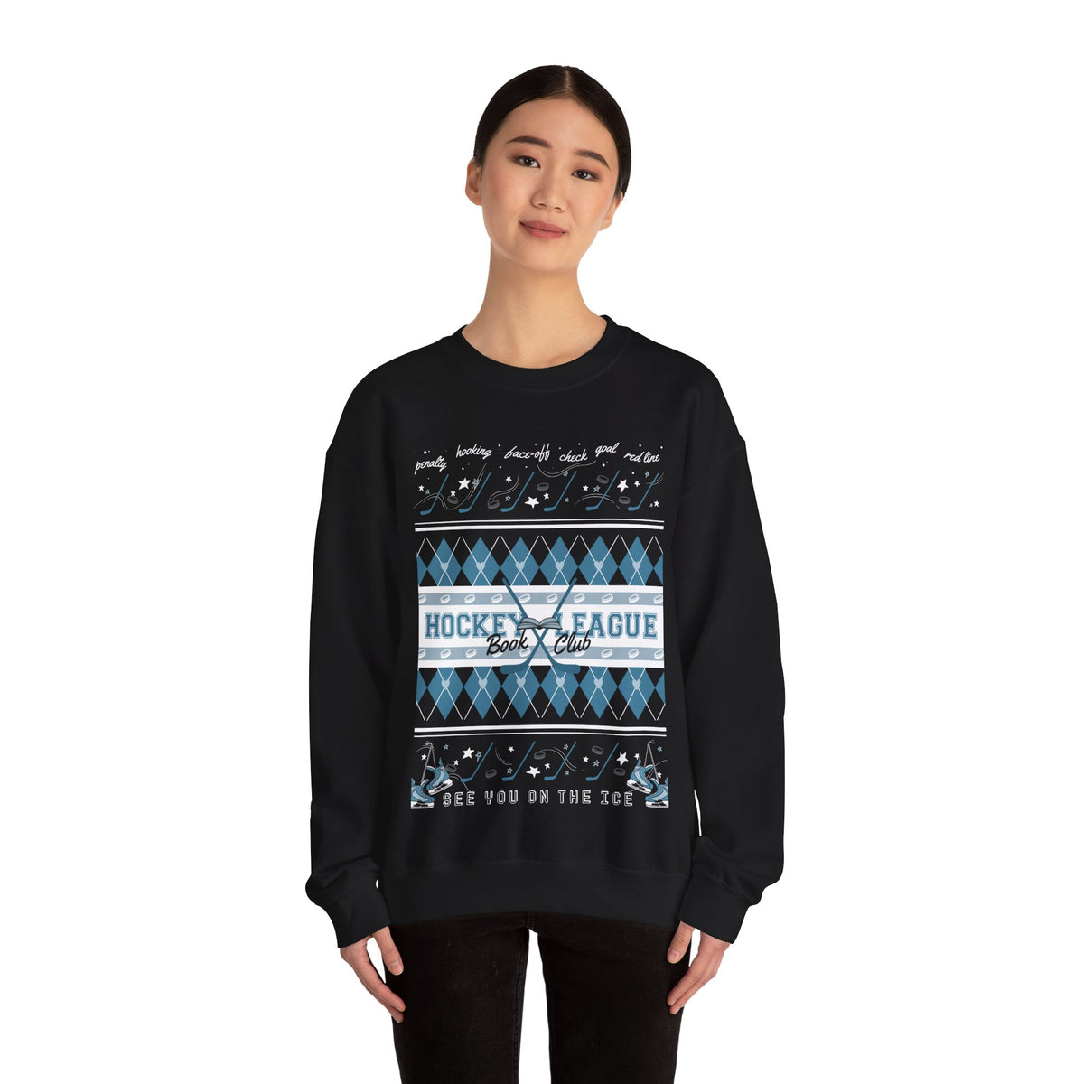 Hockey League Book Club Crewneck Sweatshirt