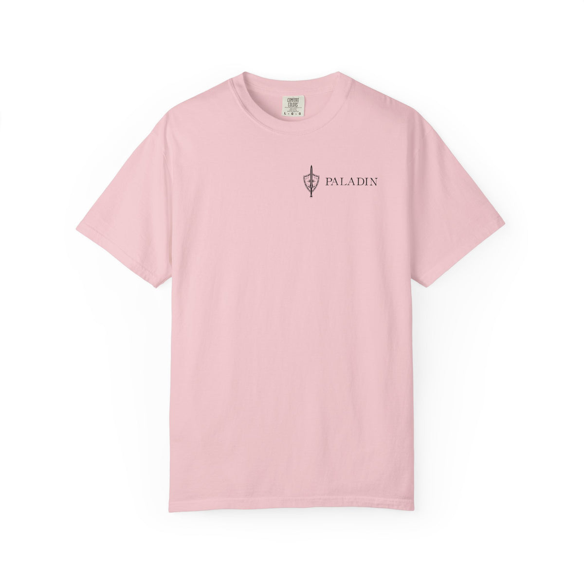 Paladin Tarot Card Comfort Colors Shirt | TTRPG Character Class Tee