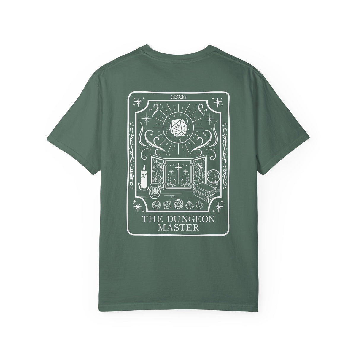 Dungeon Master Tarot Card Comfort Colors Shirt | TTRPG Character Class Tee