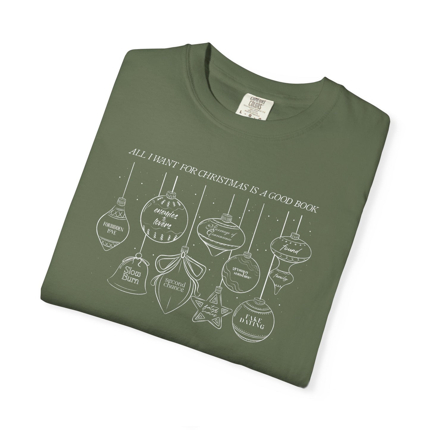 Bookish Trope Christmas Ornaments T-Shirt