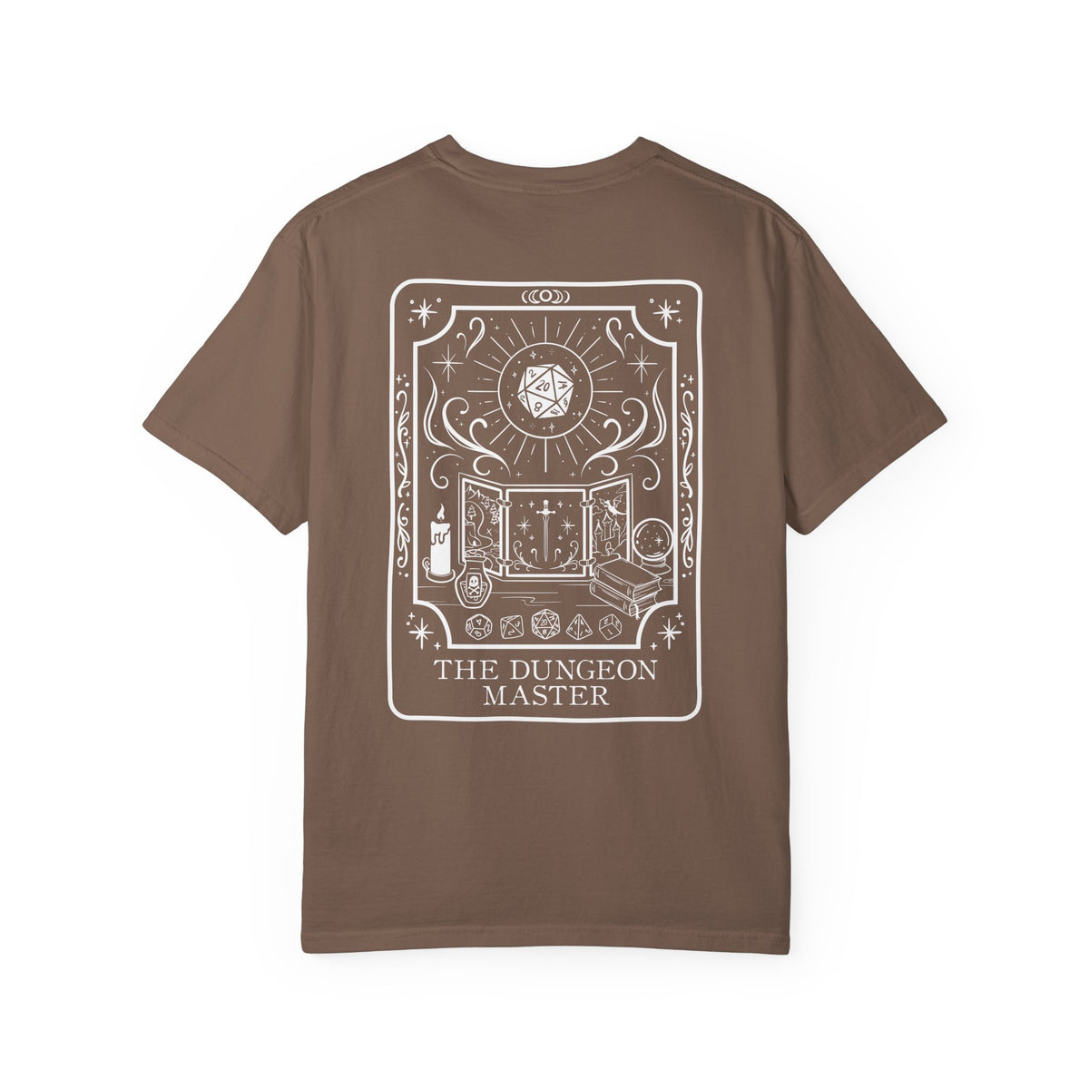 Dungeon Master Tarot Card Comfort Colors Shirt | TTRPG Character Class Tee