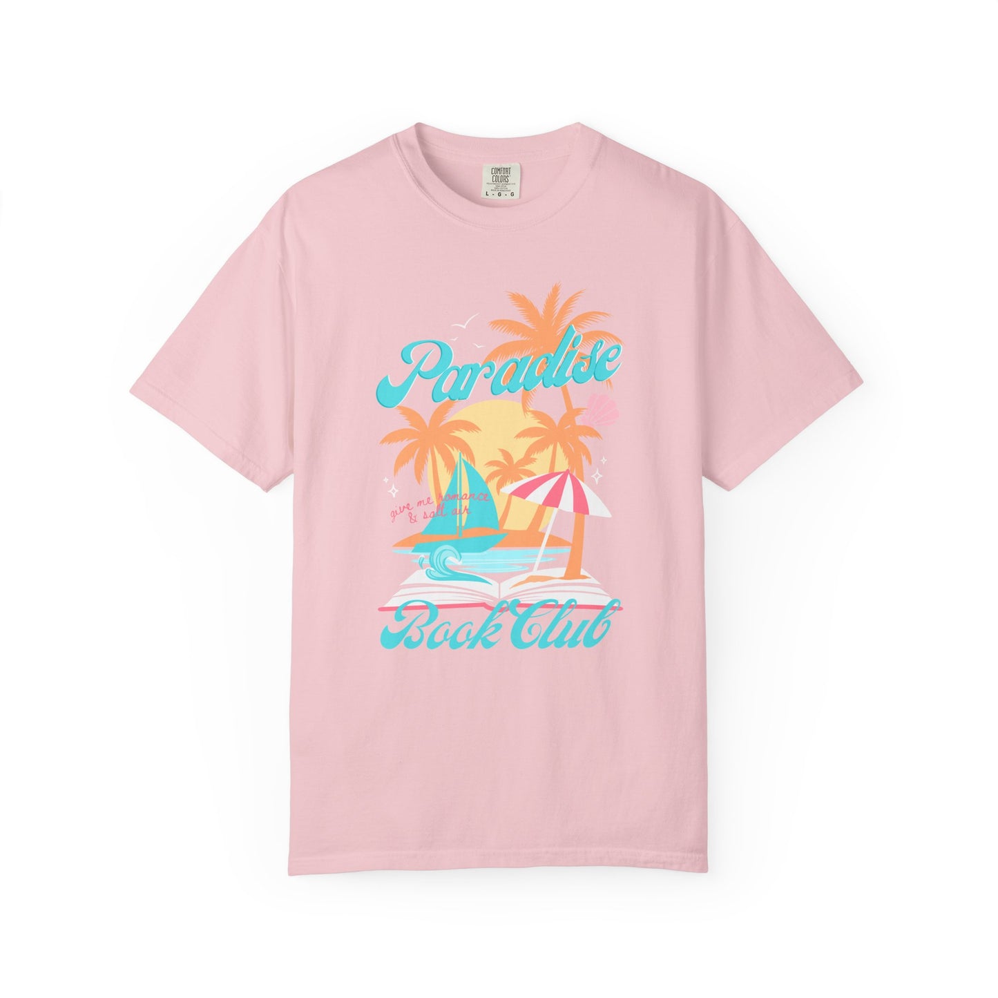 Paradise Book Club Tropical T-shirt, Summer Reading, Bookish Vacation Gift