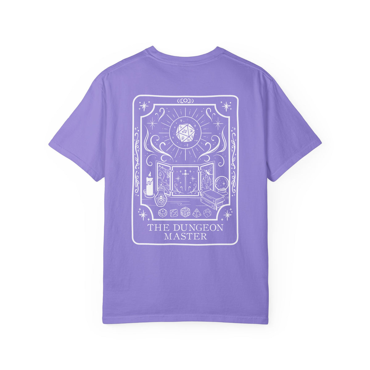 Dungeon Master Tarot Card Comfort Colors Shirt | TTRPG Character Class Tee