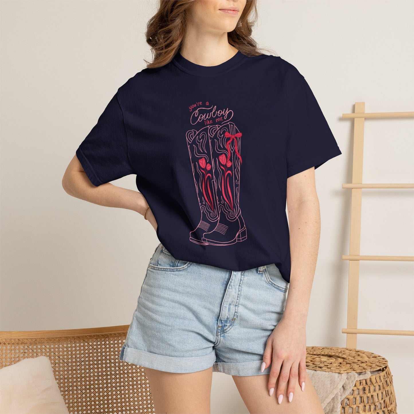 You’re a Cowboy Like Me Comfort Colors Tee | Cowboy Romance Graphic Shirt