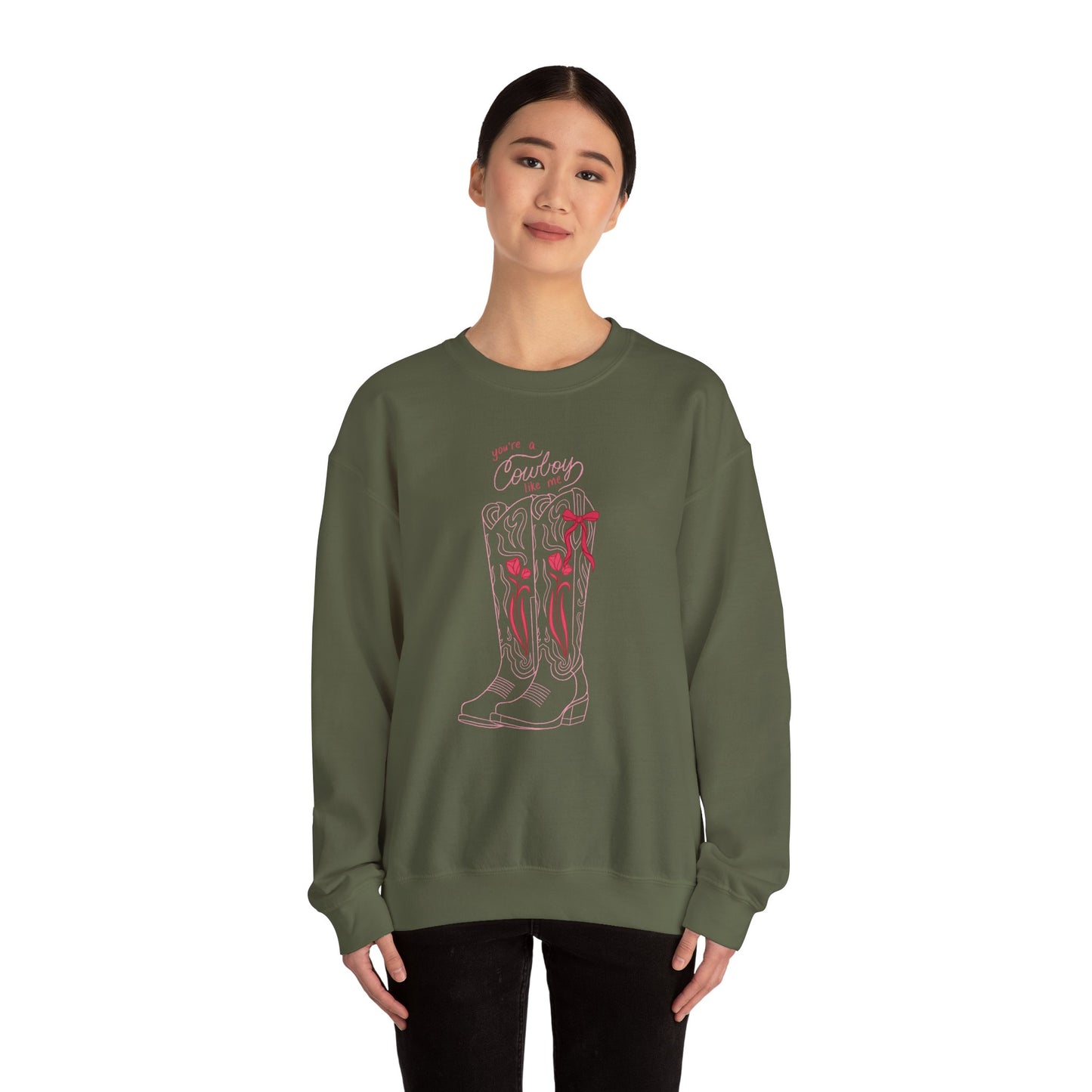 You’re a Cowboy Like Me Sweatshirt | Cowboy Romance Crewneck