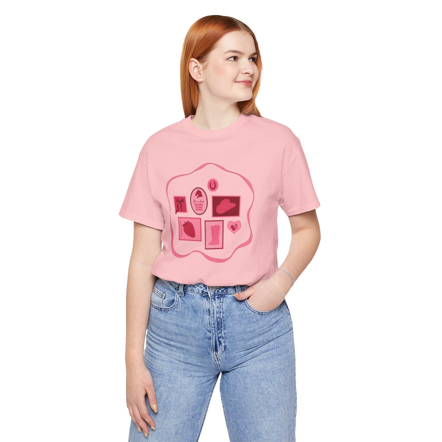 Save a Horse, Read About Fictional Cowboys Bella + Canvas Tee | Cowboy Romance Shir