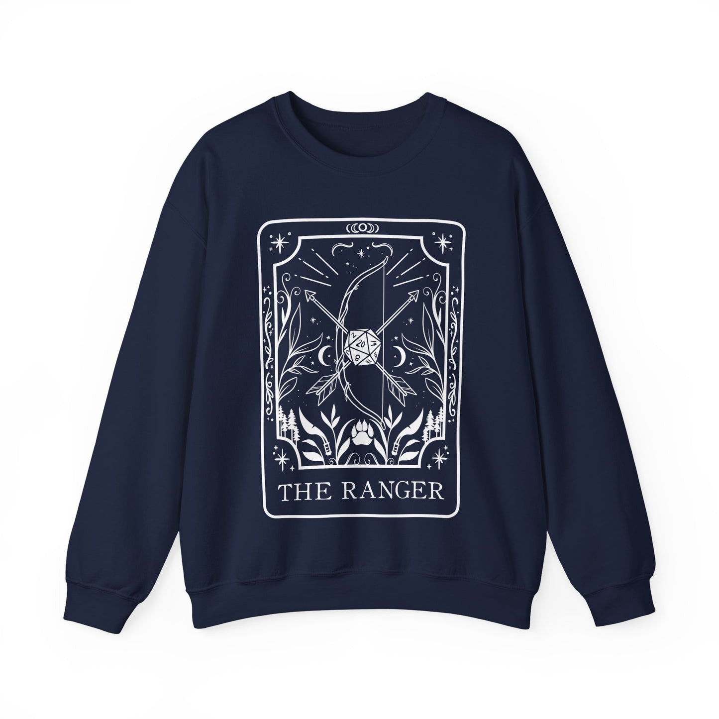 Ranger Tarot Card Gildan Sweatshirt Shirt | TTRPG Character Class Crewneck