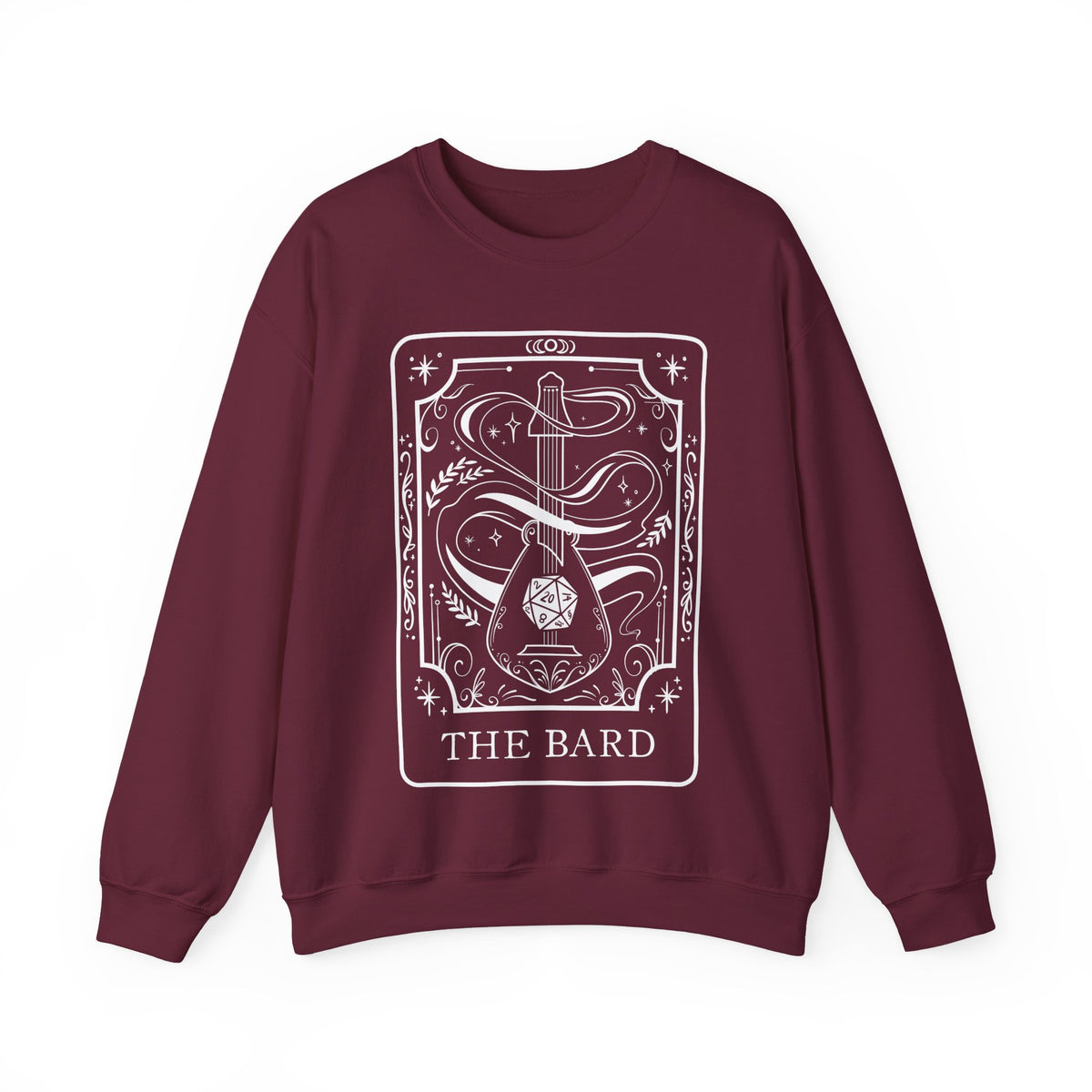 Bard Tarot Card Gildan Sweatshirt Shirt | TTRPG Character Class Crewneck