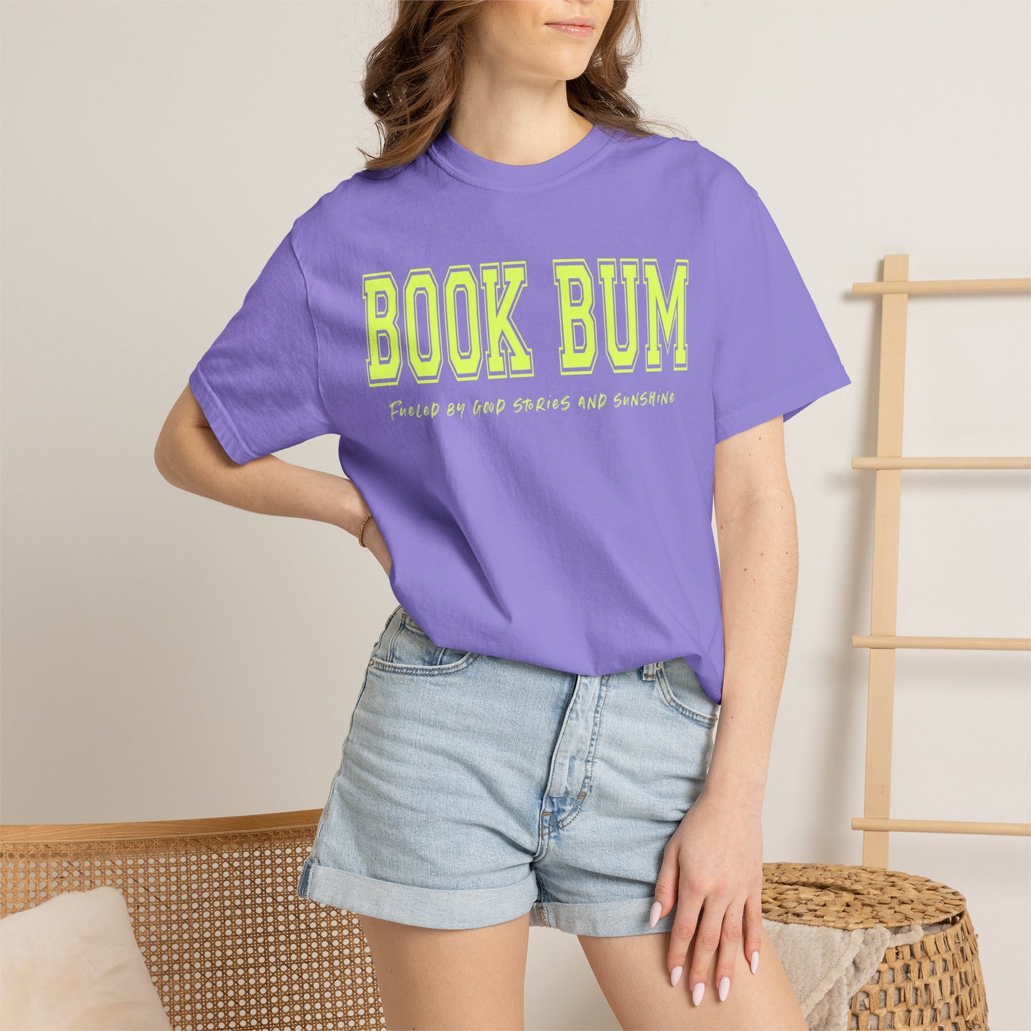Book Bum T-Shirt – Funny Book Lover Shirt | Reader Graphic Tee for Bookworms