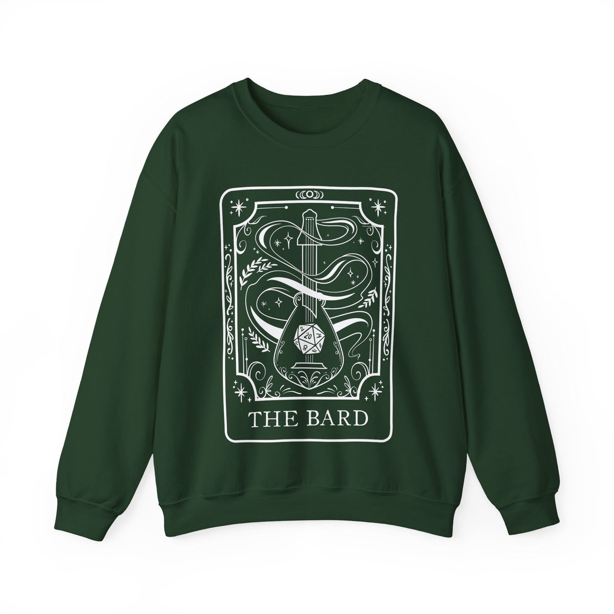 Bard Tarot Card Gildan Sweatshirt Shirt | TTRPG Character Class Crewneck