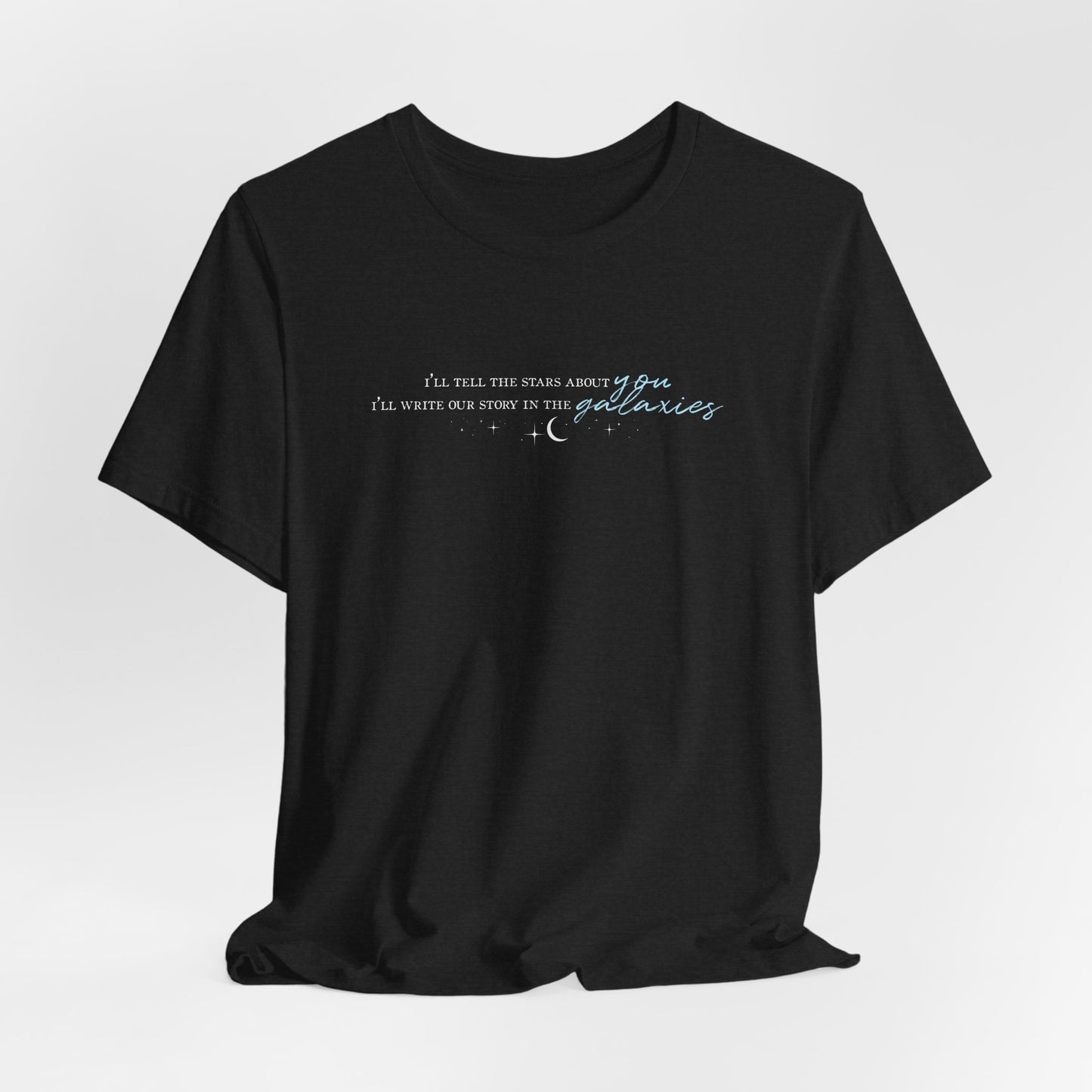 Tell the Stars Bella+Canvas Tee | Officially Licensed Scars Beneath A Serpent’s Scales Nicole Platania Fantasy Romance Shirt