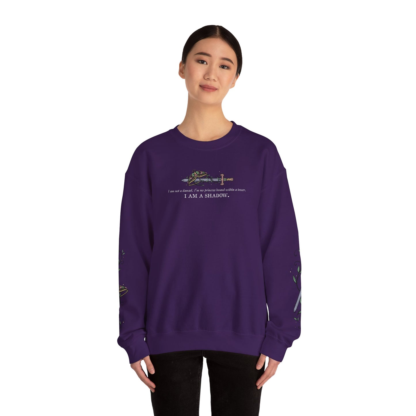 I Am a Shadow Sweatshirt – Officially Licensed A Dance of Lies Crewneck by Brittney Arena | Romantasy Fantasy Reader Pullover