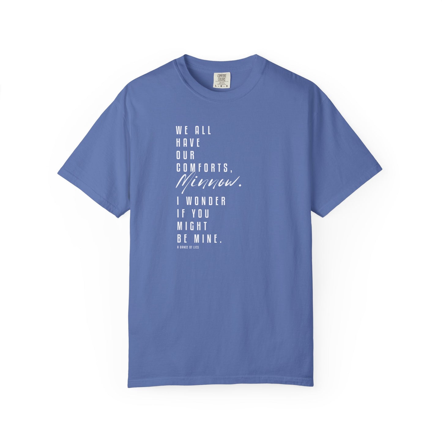 Minnow Quote Comfort Colors Tee – Officially Licensed A Dance of Lies Shirt by Brittney Arena | Romantasy Bookish T-Shirt