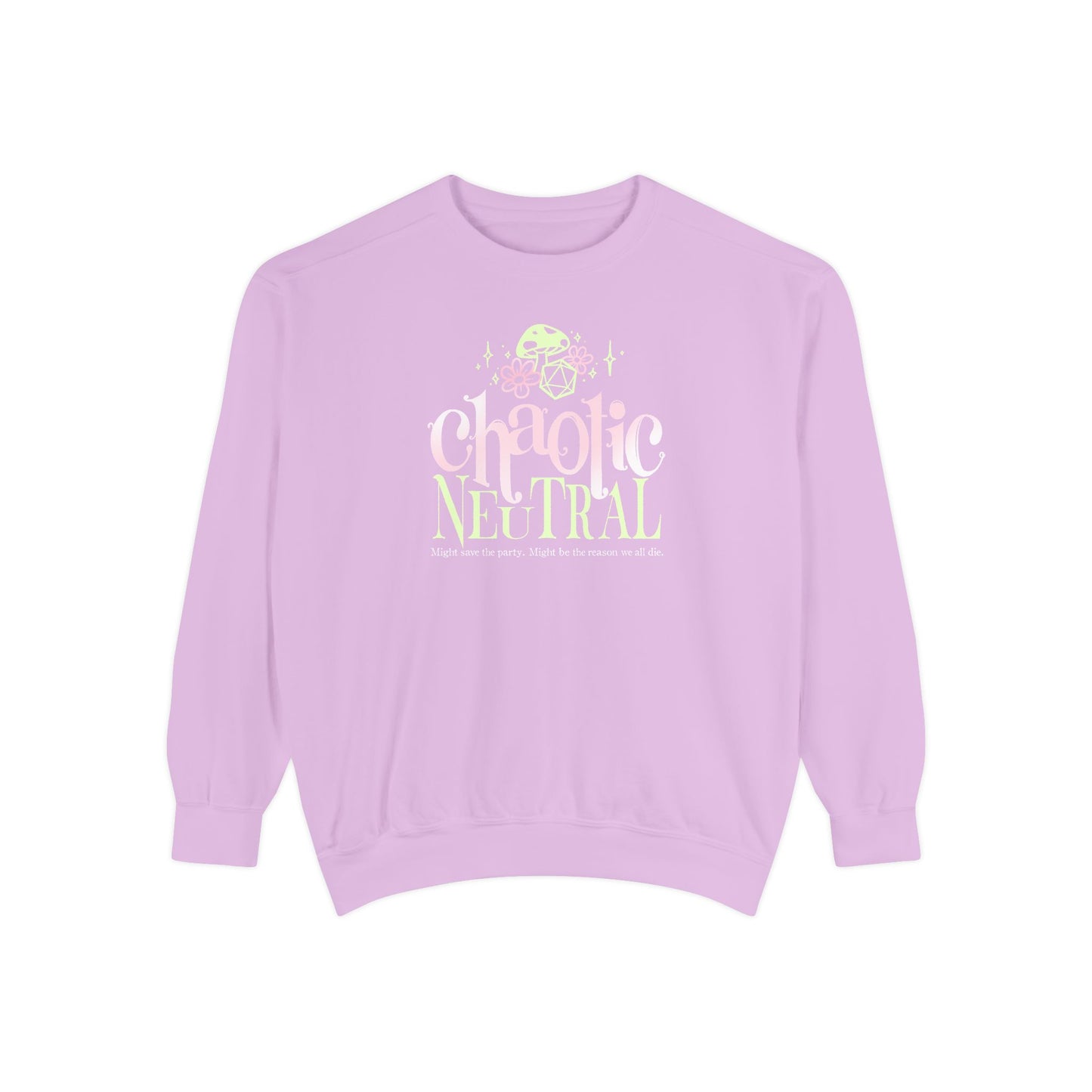 Chaotic Neutral Sweatshirt — Comfort Colors