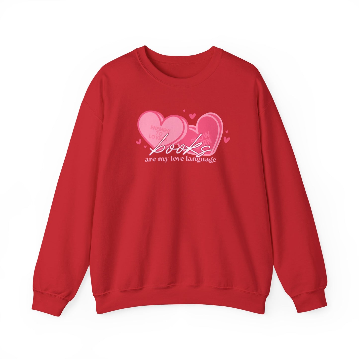 Books Are My Love Language Crewneck Sweatshirt