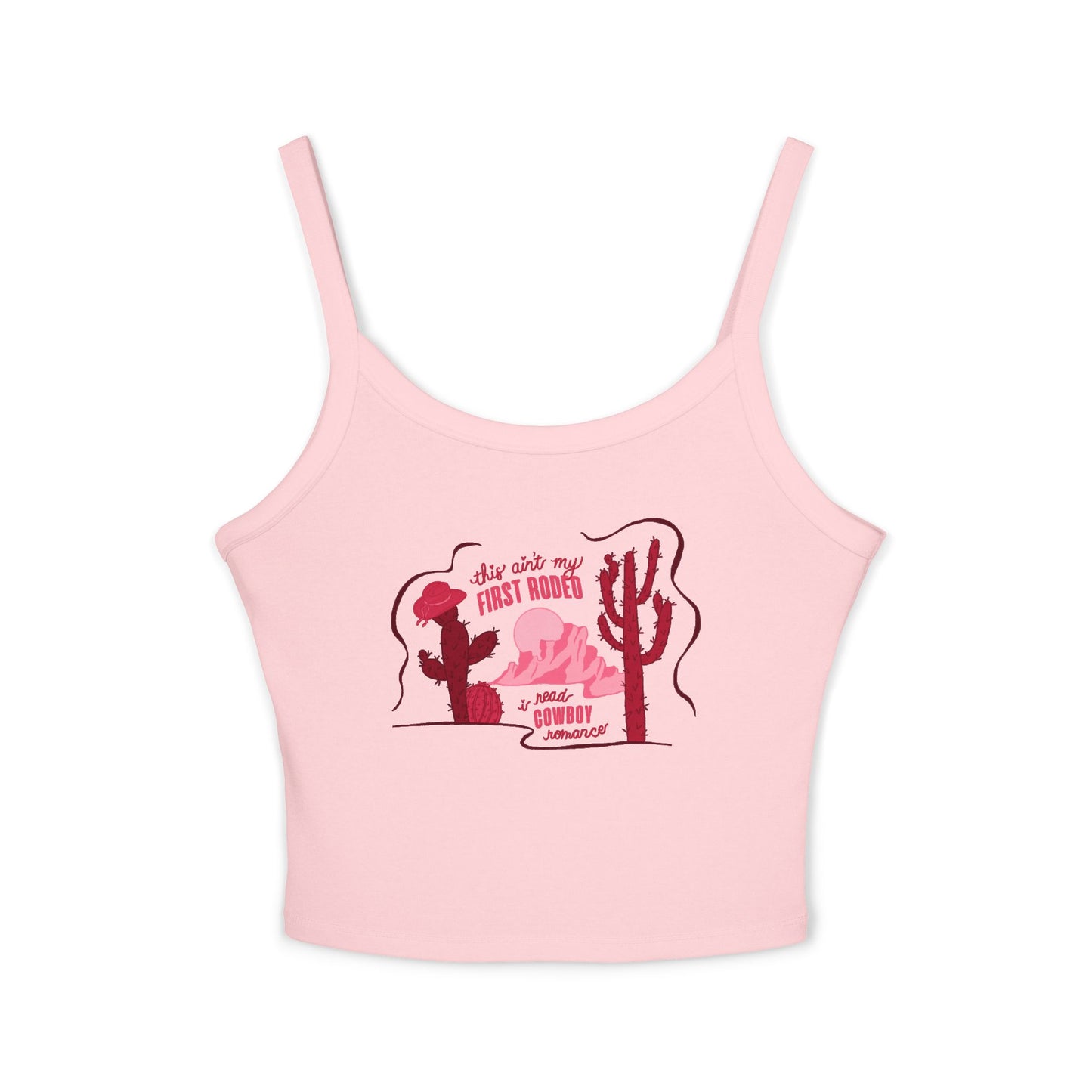 This Ain’t My First Rodeo Cropped Tank Top | Cowboy Romance Reader Tank