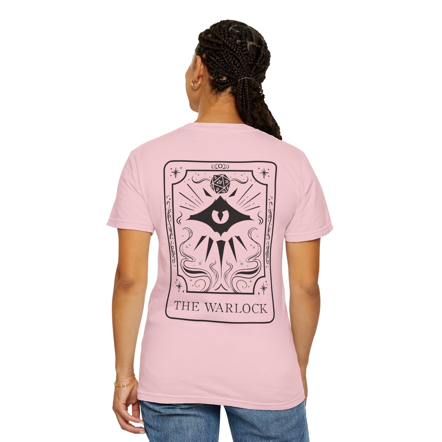 Warlock Tarot Card Comfort Colors Shirt | TTRPG Character Class Tee