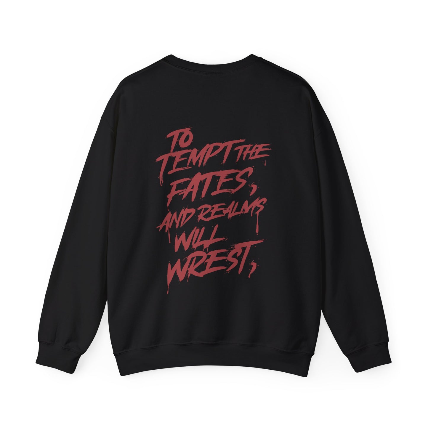 Tempt the Fates Scars Beneath a Serpent’s Scales Two-Sided Crewneck Sweatshirt | Officially Licensed Nicole Platania Book Merch
