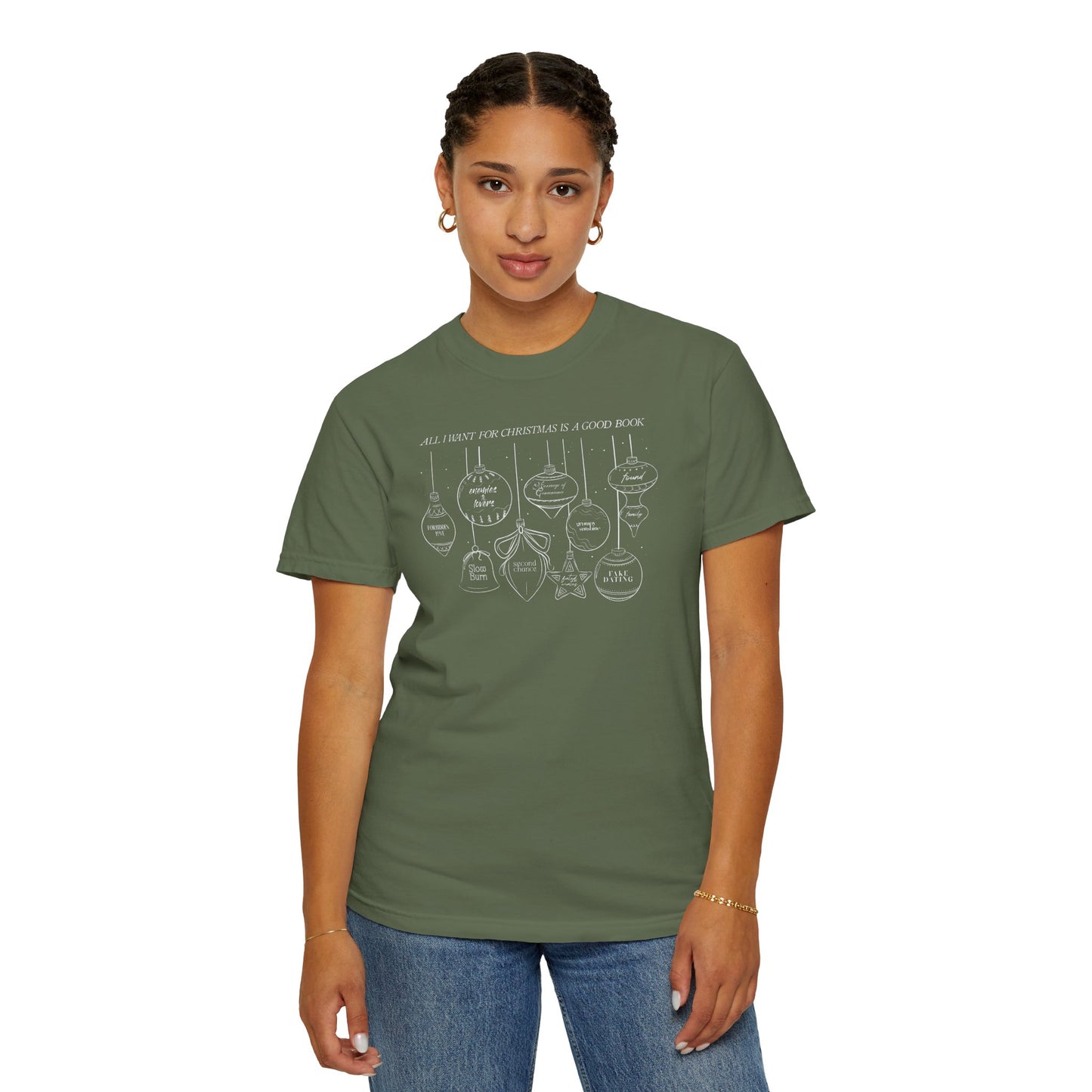Bookish Trope Christmas Ornaments T-Shirt