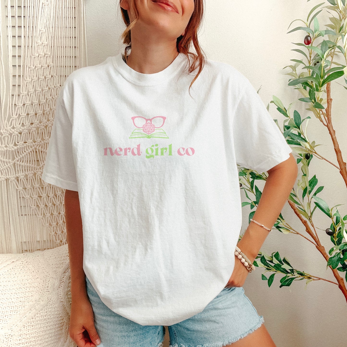 Nerd Girl Co. T-Shirt | Book Lover Graphic Tee