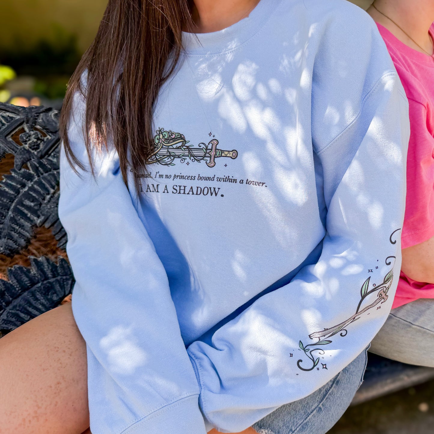 I Am a Shadow Sweatshirt – Officially Licensed A Dance of Lies Crewneck by Brittney Arena | Romantasy Fantasy Reader Pullover