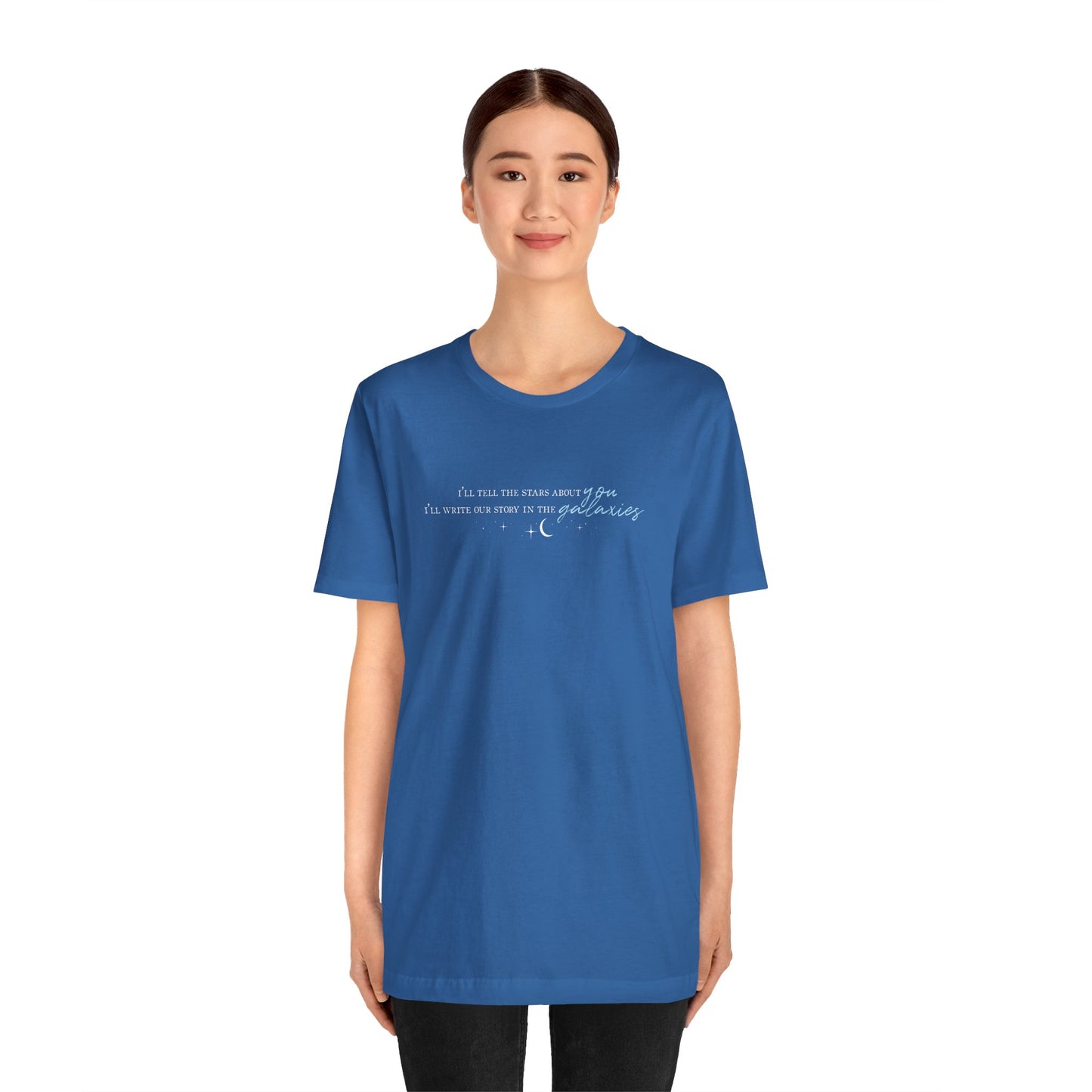Tell the Stars Bella+Canvas Tee | Officially Licensed Scars Beneath A Serpent’s Scales Nicole Platania Fantasy Romance Shirt