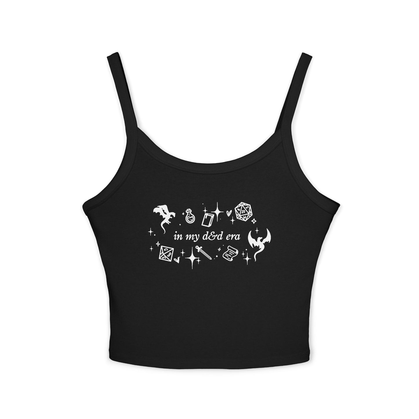 In My Fantasy TTRPG Era Bella + Canvas Women’s Micro Rib Tank | Cute Tabletop Gamer Cami | Fantasy Tank Top