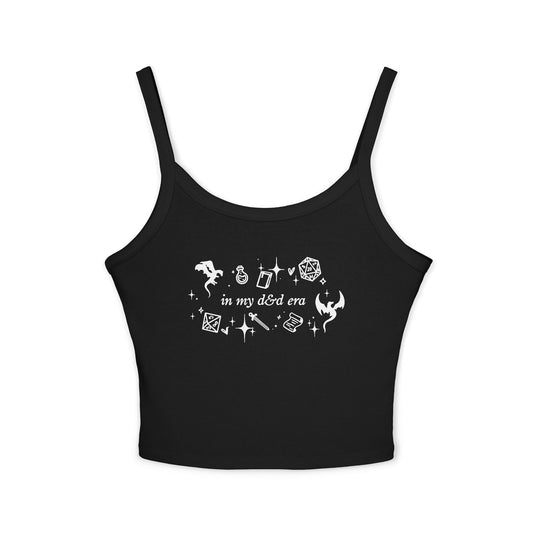 In My Fantasy TTRPG Era Bella + Canvas Women’s Micro Rib Tank | Cute Tabletop Gamer Cami | Fantasy Tank Top