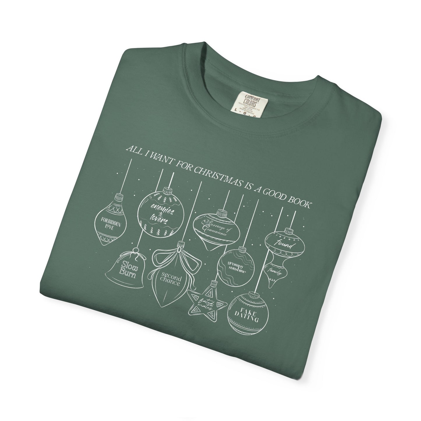 Bookish Trope Christmas Ornaments T-Shirt