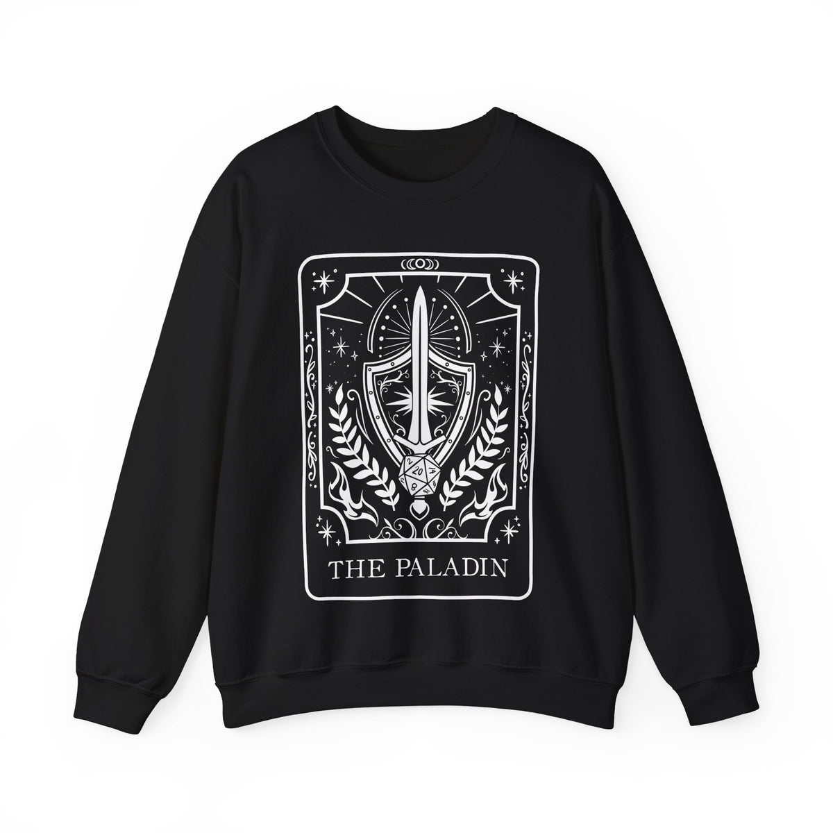 Paladin Tarot Card Gildan Sweatshirt Shirt | TTRPG Character Class Crewneck