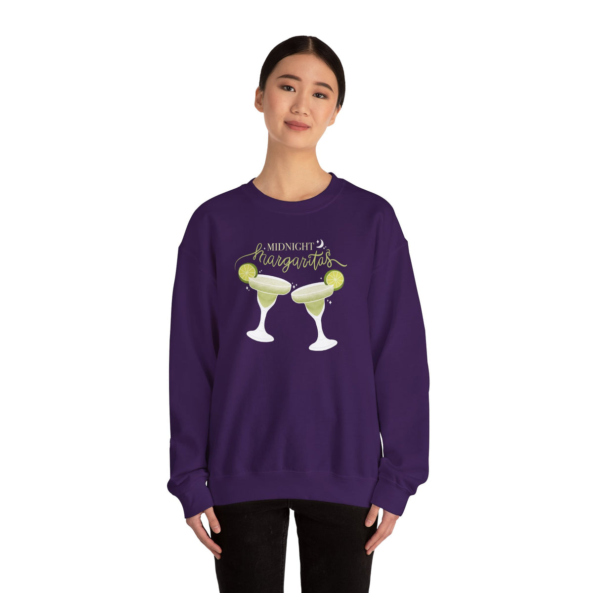 Midnight Margaritas Witchy Crewneck Sweatshirt
