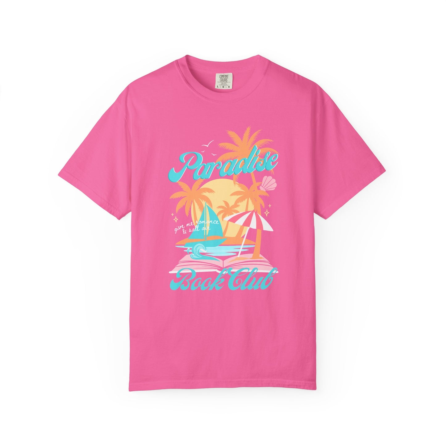 Paradise Book Club Tropical T-shirt, Summer Reading, Bookish Vacation Gift