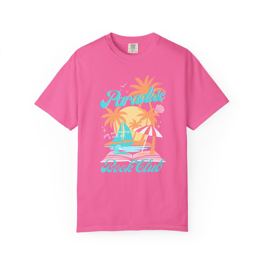 Paradise Book Club Tropical T-shirt, Summer Reading, Bookish Vacation Gift
