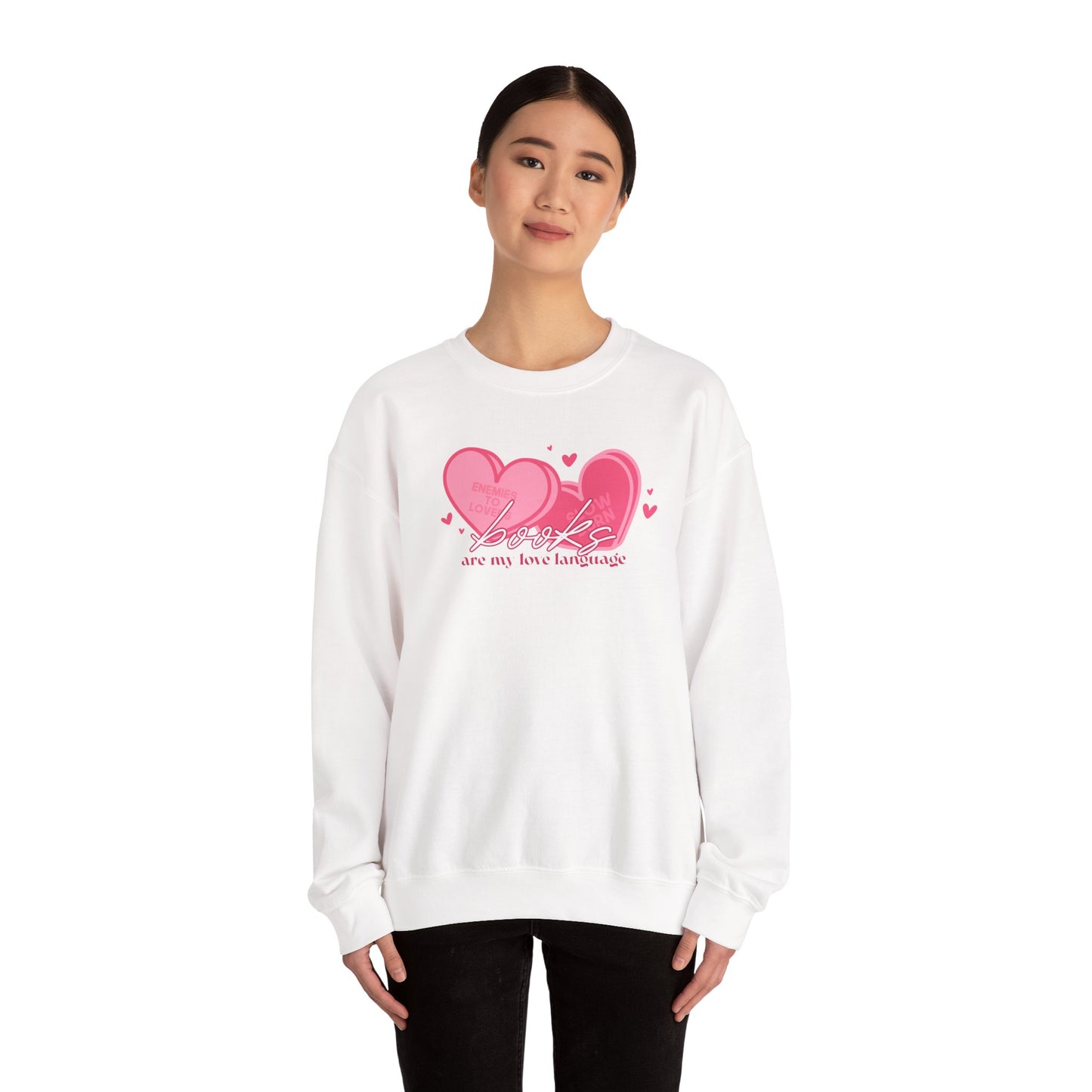 Books Are My Love Language Crewneck Sweatshirt