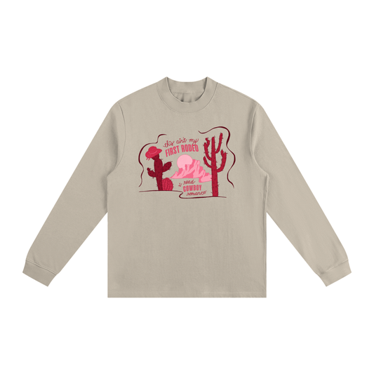 Not My First Rodeo Essential Non-Shrink Mock Neck Sweatshirt