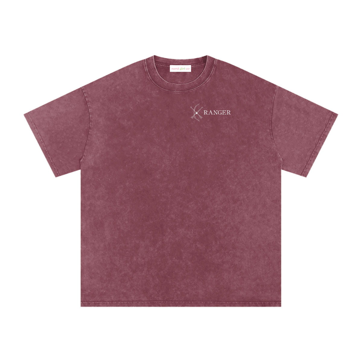 Ranger Tarot Card Snow Wash Cotton Shirt | TTRPT Character Class Tee