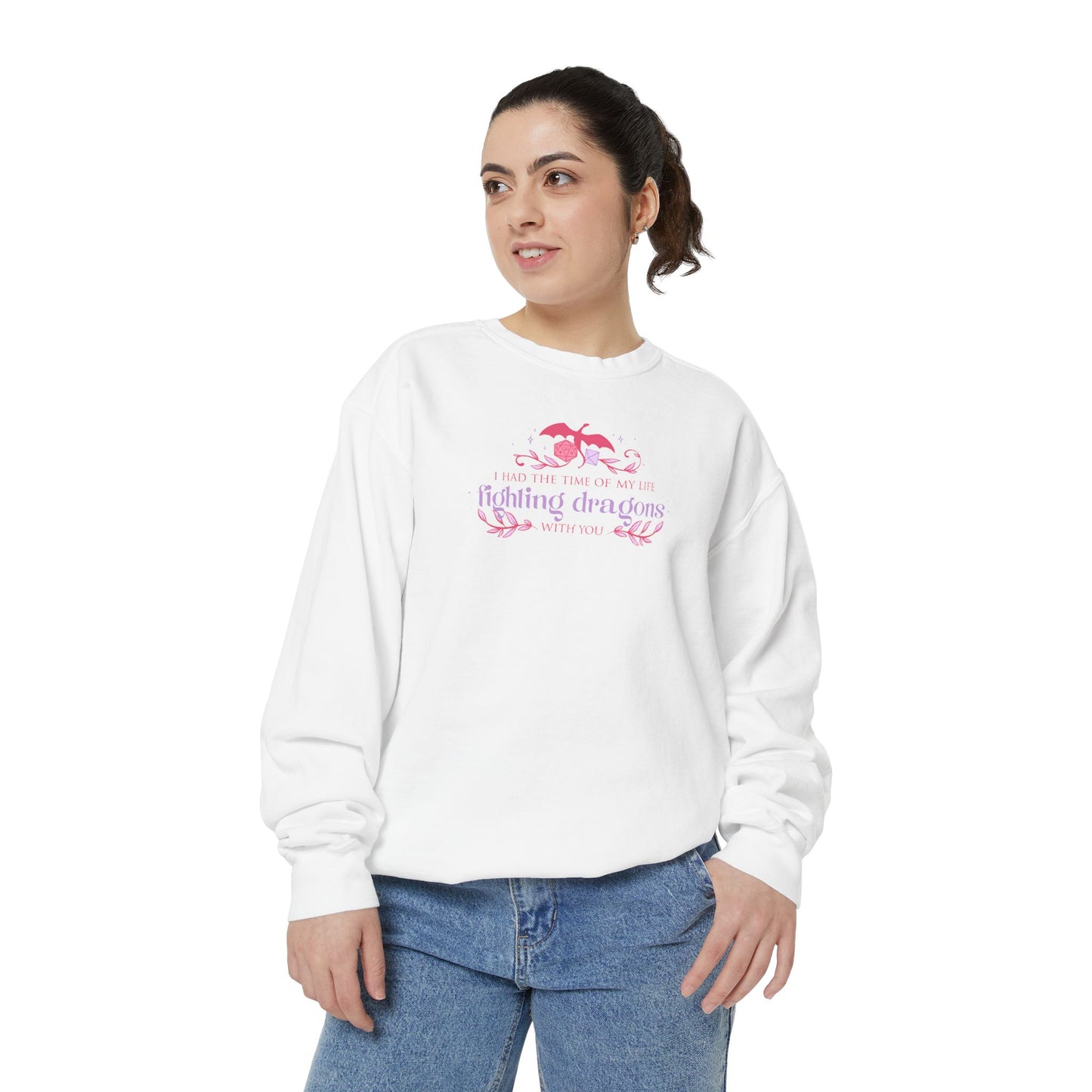 Fighting Dragons Sweatshirt — Comfort Colors