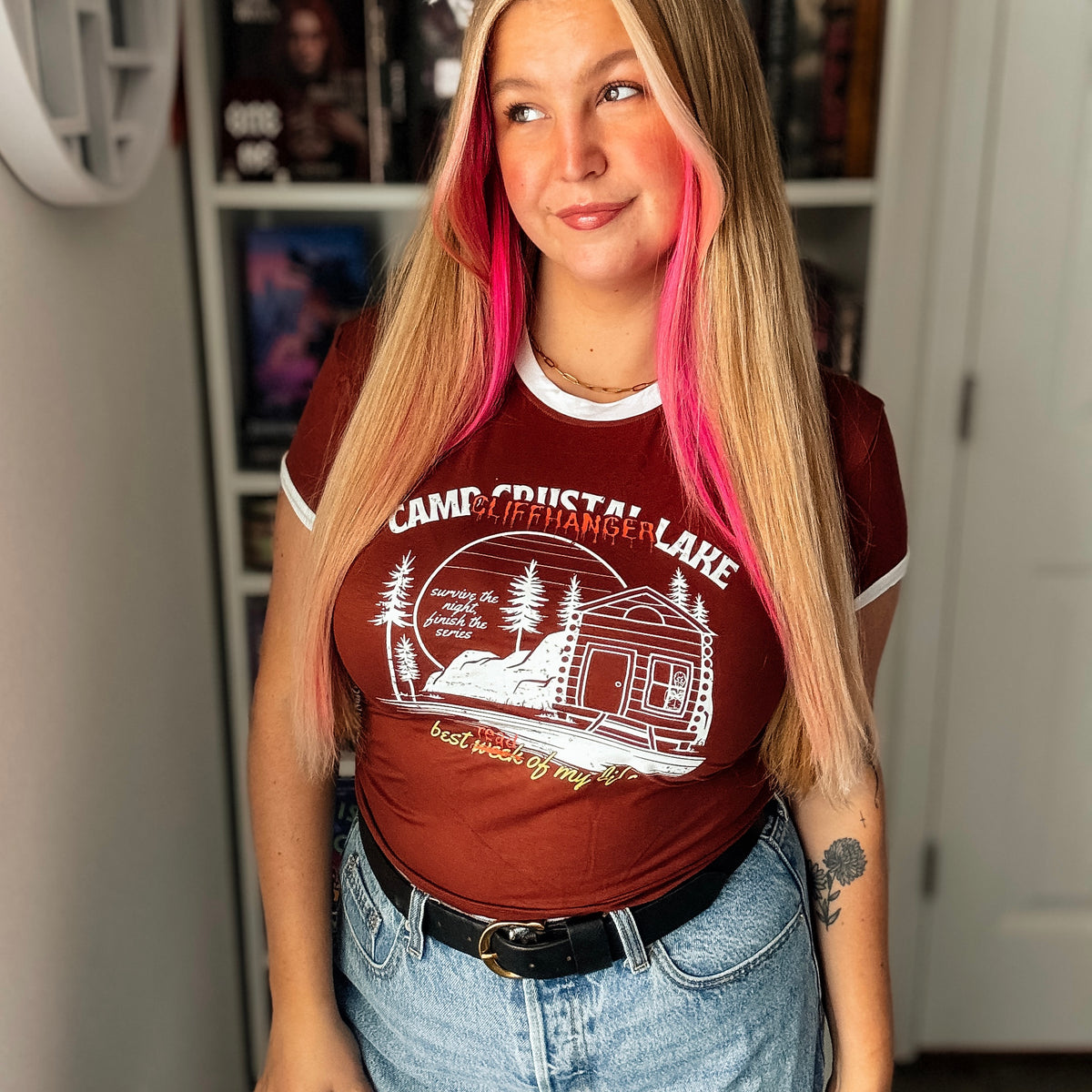 Camp Cliffhanger Lake Slim Color Block T-Shirt