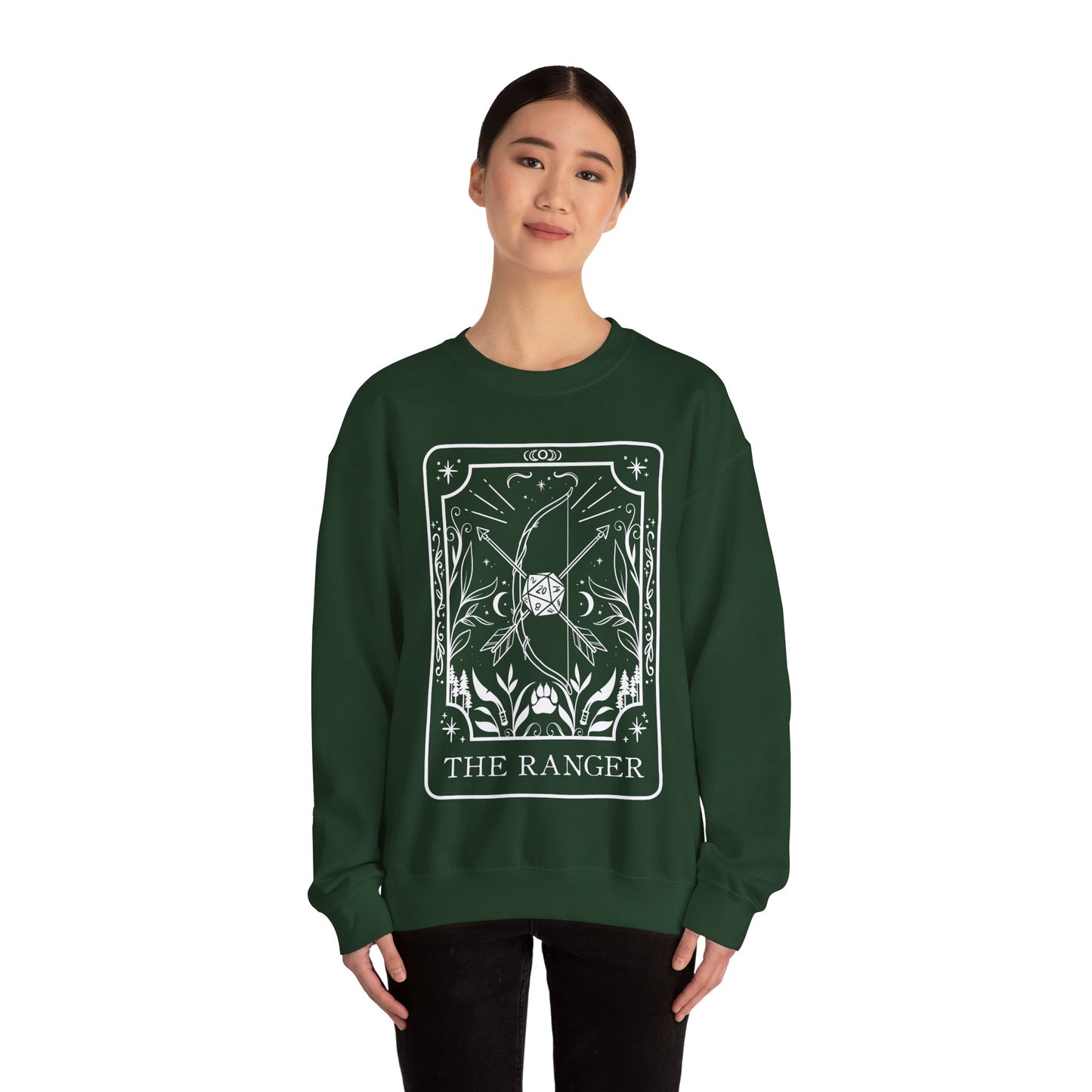 Ranger Tarot Card Gildan Sweatshirt Shirt | TTRPG Character Class Crewneck