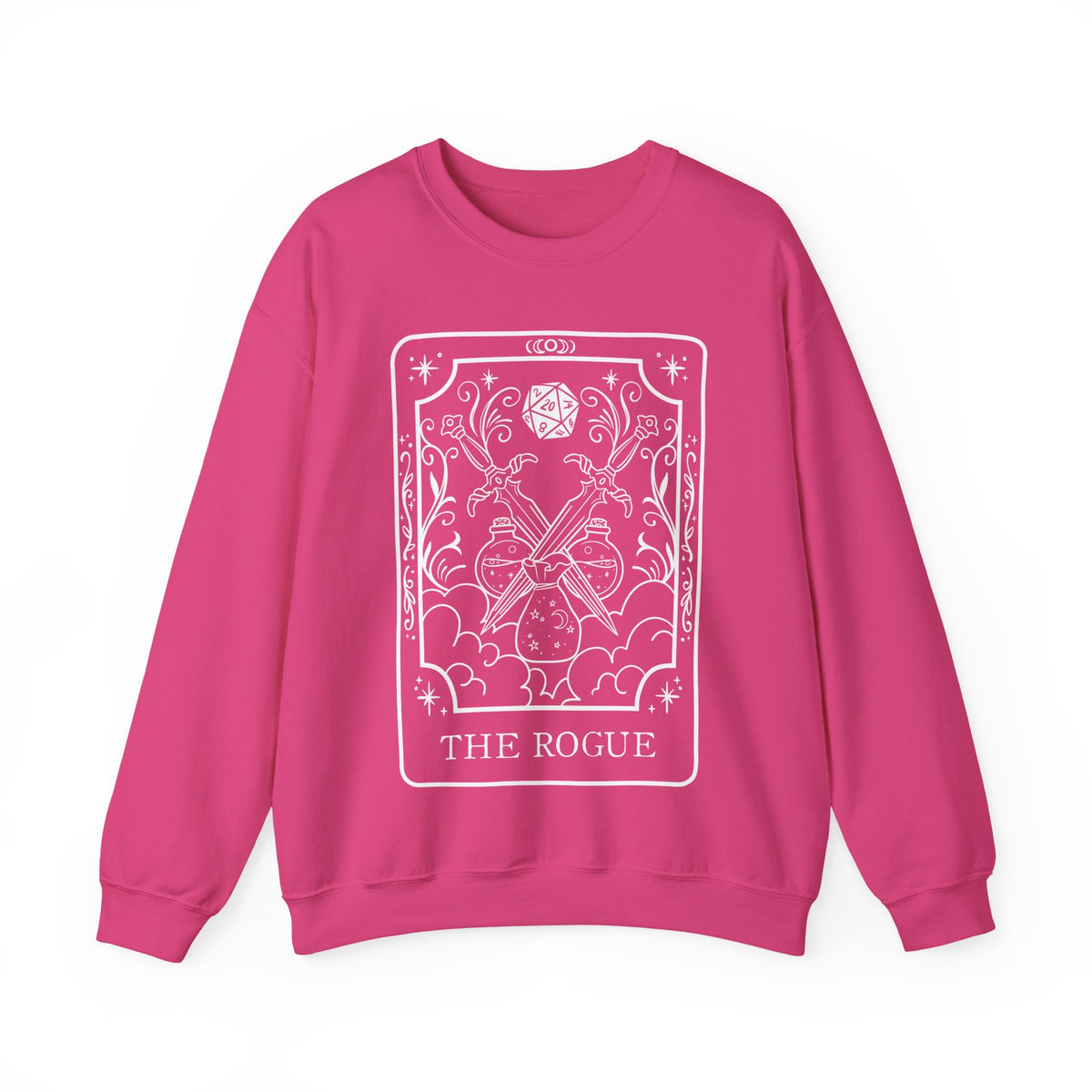 Rogue Tarot Card Gildan Sweatshirt Shirt | TTRPG Character Class Crewneck