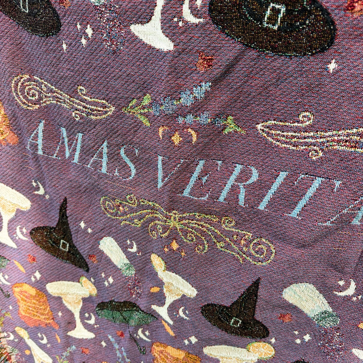 Amas Veritas Witchy Woven Blanket
