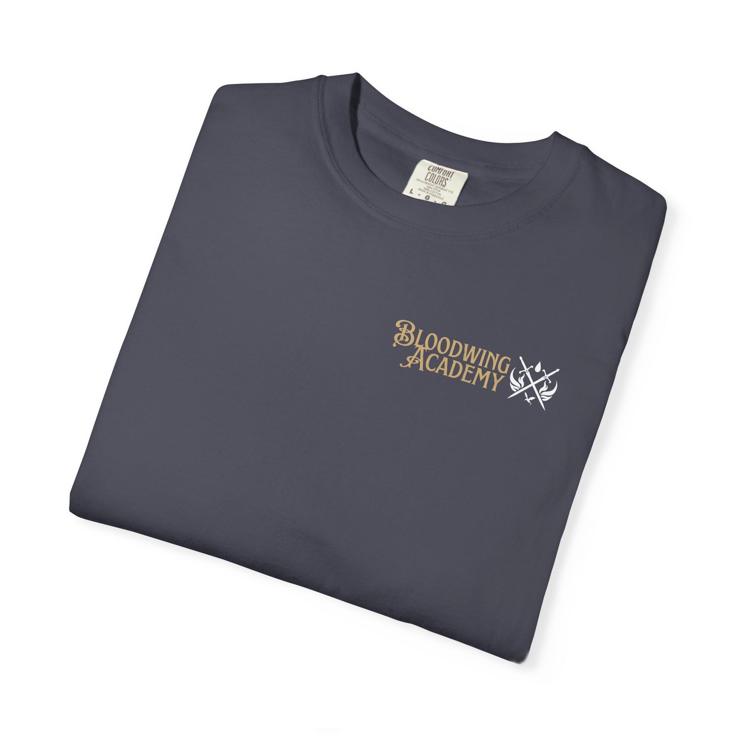 Bloodwing Academy Crest Tee | Officially Licensed Briar Boleyn Merch | Dragon Rider Tee | Comfort Colors Bookish Shirt | Dark Academia Romantasy Gift