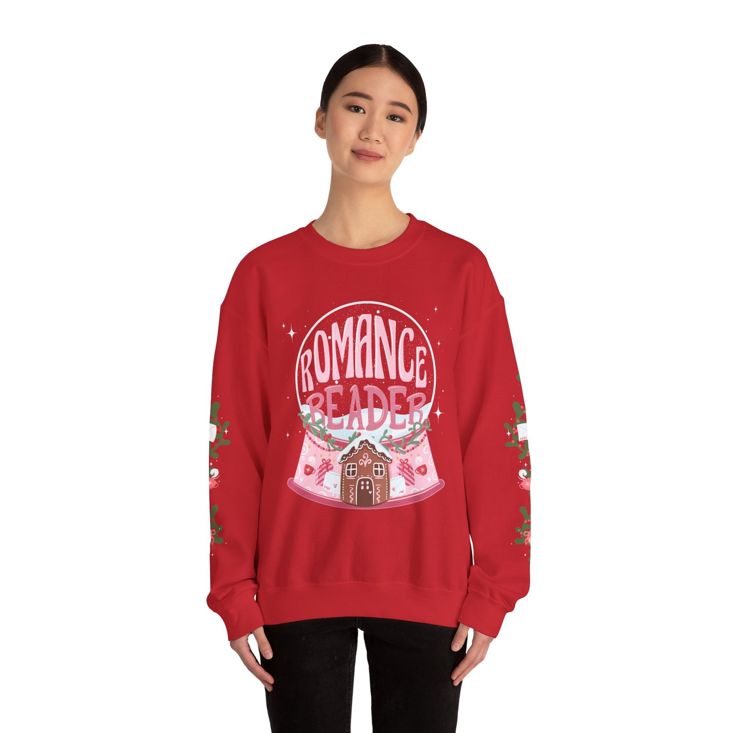 Romance Reader Snowglobe Crewneck Sweatshirt
