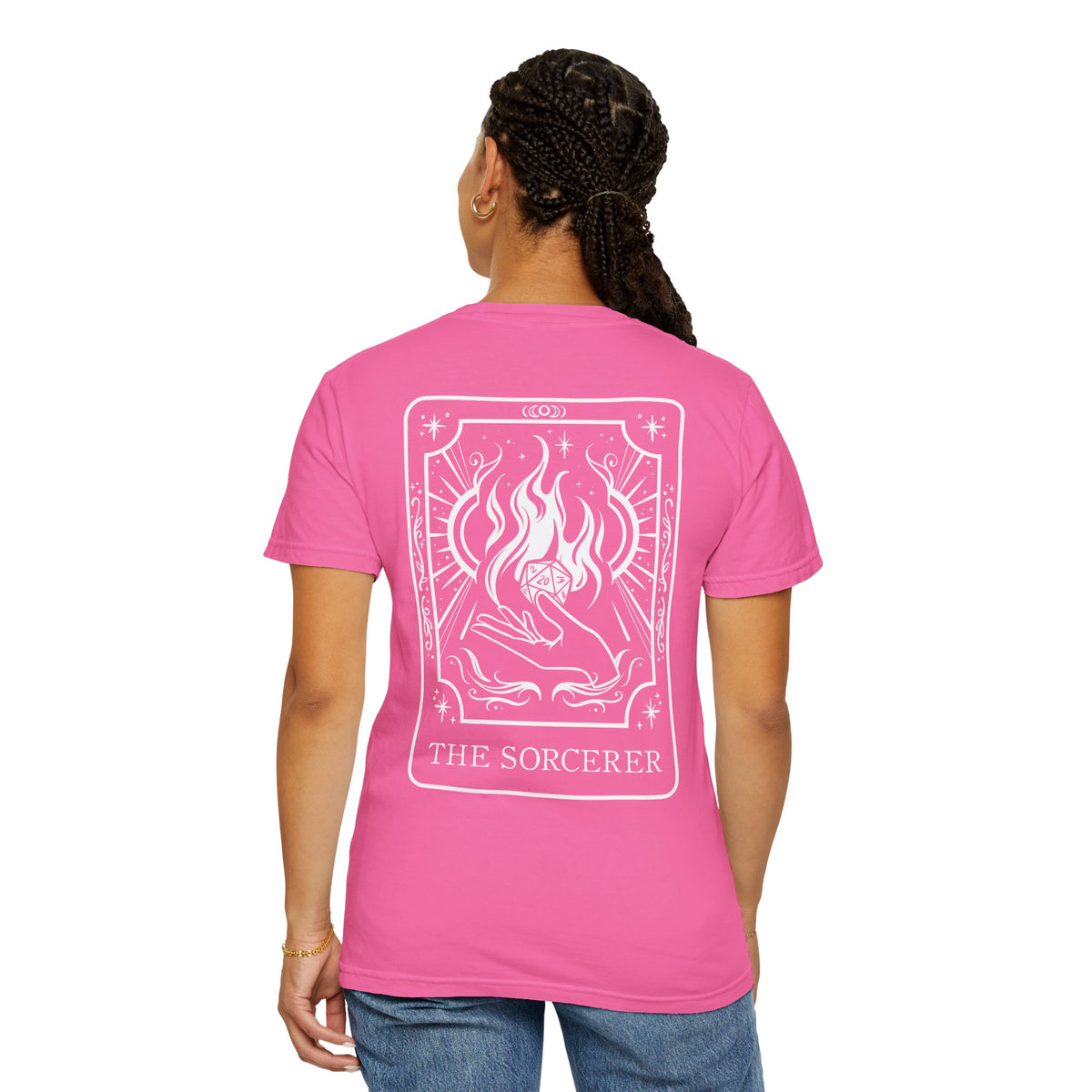 Sorcerer Tarot Card Comfort Colors Shirt | TTRPG Character Class Tee