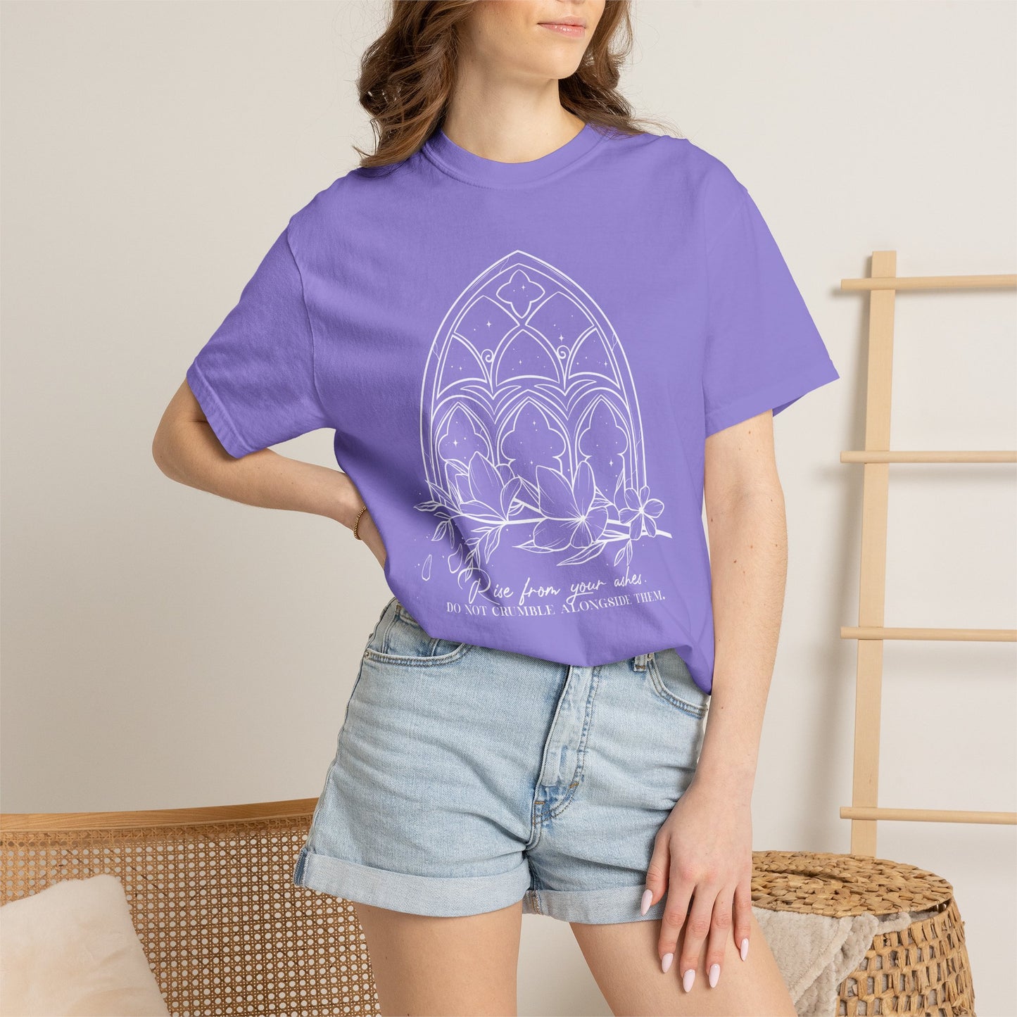 Rise From Your Ashes Comfort Colors T-Shirt – Officially Licensed A Dance of Lies Romantasy Tee | Brittney Arena Merch
